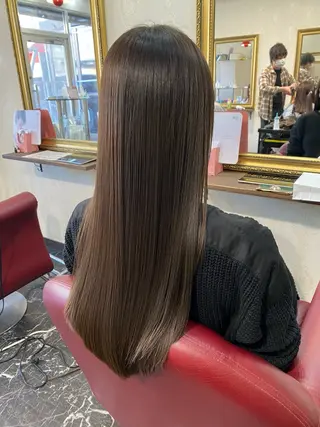 セミロング カラー スーパーロング育成 💖田所のヘアスタイル