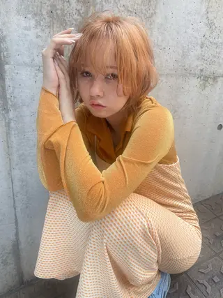 ショート カラー ショート/ボブ/ 心斎橋/宮脇美奈のヘアスタイル