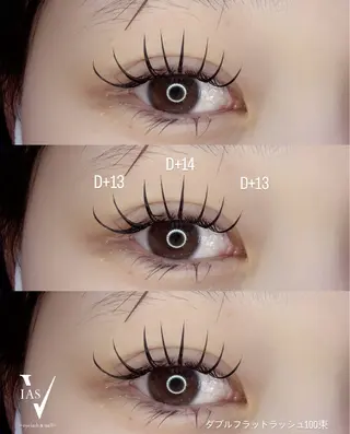 マツエク・マツパ VIAS YURINAのマツエク・マツパデザイン