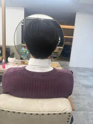 メンズ 早田 華のヘアスタイル