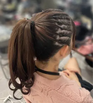 ヘアアレンジ 🍨デザインカラー/ ブリーチ”みさき🐇のヘアスタイル