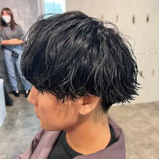 メンズ 🪽直毛男子の救世主 🪽フェザーパーマのヘアスタイル