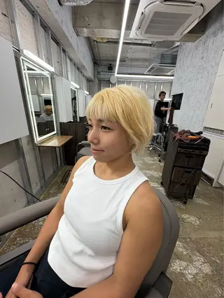 ミディアム カラー どす こいのヘアスタイル