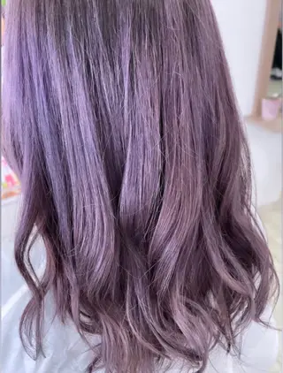 ロング カラー パーマ Ash銀座店💜 misaのヘアスタイル