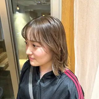カラー 🌱艶髪ストレート✨ 🦖せりか🦖のヘアスタイル