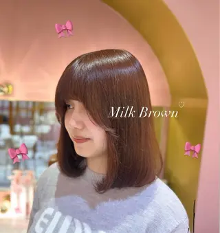 ミディアム カラー 横浜/レイヤー/ボブ shiira👼🏻のヘアスタイル