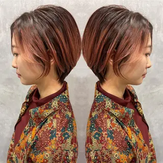 ショート アートディレクター ワダヒサノリのヘアスタイル