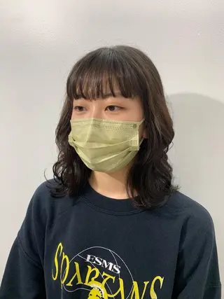 ミディアム カラー fifth おのでら ようのヘアスタイル