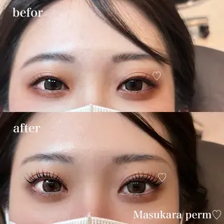 パーマ カルフールノア 西宮北口のマツエク・マツパデザイン