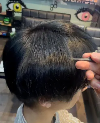 ショート カラー メンズ 🧸赤み消し🐾 ラベンダ/ミルクティのヘアスタイル