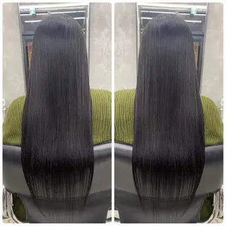 ロング カラー すぐ巻ける縮毛矯正 🍀勝倉　麗のヘアスタイル
