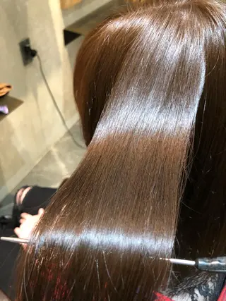 セミロング カラー hair care ACRO店長　谷のヘアスタイル