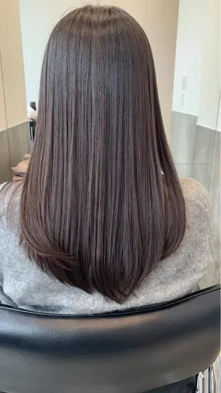 セミロング カラー イガラシ ジュン/髪質改善のヘアスタイル