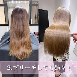 ロング カラー 縮毛矯正×髪質改善 店長　DAITOのヘアスタイル