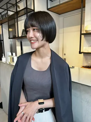 ショート 津葉井 麗奈のヘアスタイル