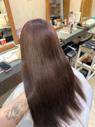 ロング カラー 明 (めい)のヘアスタイル