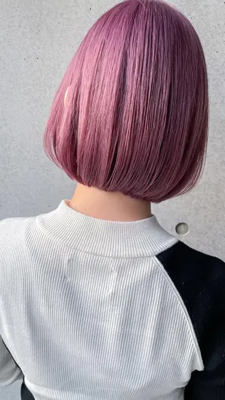 ショート カラー 宮田 凪沙のヘアスタイル