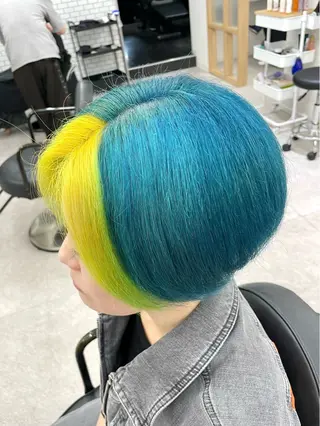 ショート カラー 推しカラー美容師 Yukino🌈のヘアスタイル