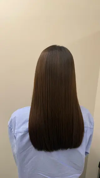 ロング 森本 朝香のヘアスタイル