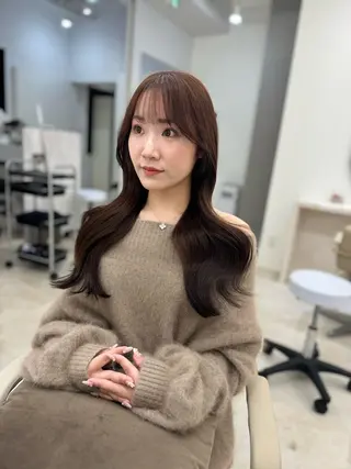 ロング 髪質改善韓国レイヤー SHIORI🦋のヘアスタイル