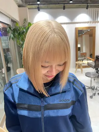 ショート カラー 🩵ボブ/レイヤー /髪質改善🩵のヘアスタイル