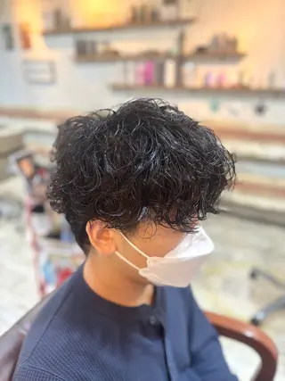 ショート パーマ 💥桜木町メンズ専門 💥ルキのヘアスタイル