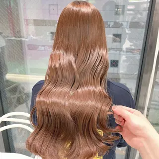 ロング カラー ヘアアレンジ 韓国ヘア指名率 No. 1小堀京介のヘアスタイル