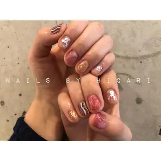 カラー ネイル マツエク・マツパ illum hicariのネイルデザイン