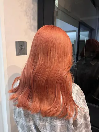 ロング Airi 韓国y2k ハイレイヤーのヘアスタイル