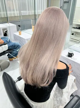 ロング sweep˖ ࣪⊹ ルカ┊ケアブリーチのヘアスタイル