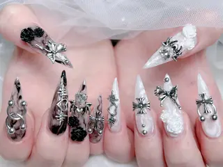 ネイル MoMoA Nail ネイル長さ出し専門店のネイルデザイン