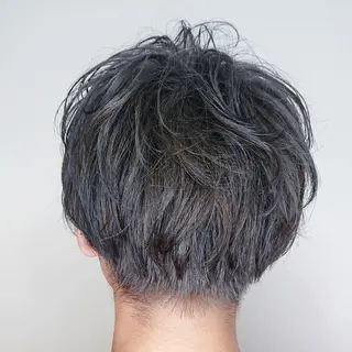 カラー パーマ ヘアアレンジ メンズ ブリーチ/ヘアケア/ 艶髪/イギチハルのヘアスタイル