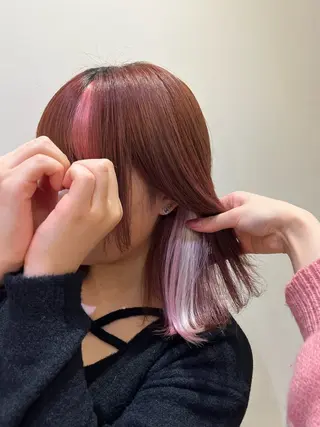 エクステ🎀 暖色カラー🎀amiのヘアスタイル