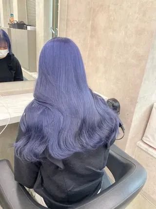 ロング カラー 🦋色落ち綺麗カラー メンズYUZU🦋‪のヘアスタイル