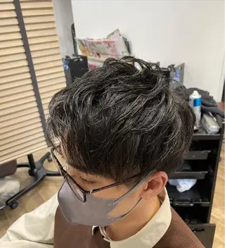 メンズ 佐々木 浩之のヘアスタイル