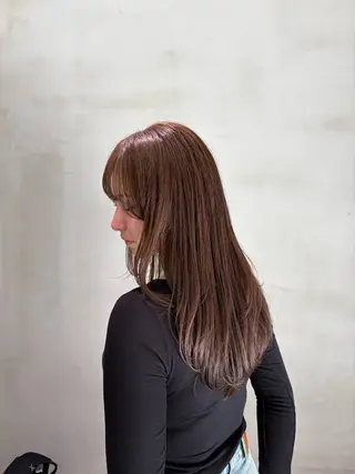 ロング 廣野 芽唯奈のヘアスタイル