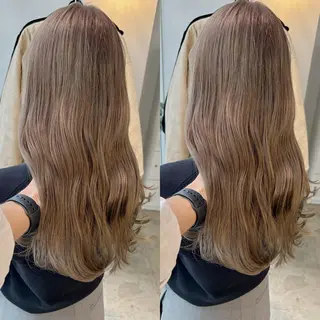 ミディアム カラー yoriダブルカラー 代表すがわらのヘアスタイル