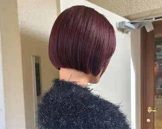 ショート カラー mei|顔まわり ×透明感カラーのヘアスタイル
