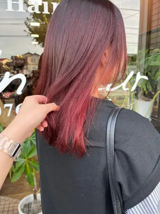 ミディアム 立野 希沙のヘアスタイル