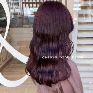 セミロング カラー ツカハラ リリカ 👒柔らかカラー👒のヘアスタイル
