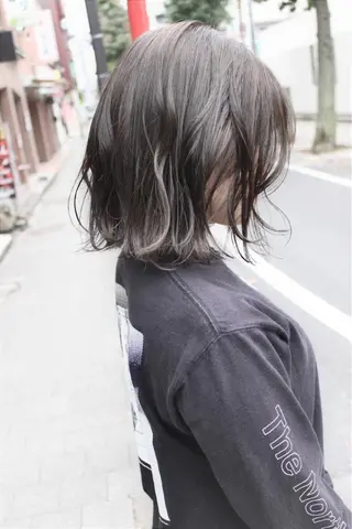 ミディアム カラー 野呂 隼人のヘアスタイル