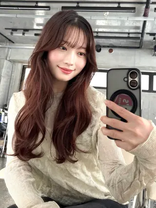 セミロング 似合わせレイヤー モテカラー🤍三科のヘアスタイル