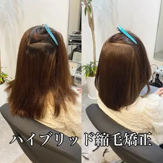 ロング カラー パーマ ブリーチ縮毛矯正/ デサキ ショウヘイのヘアスタイル