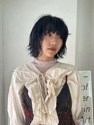ミディアム aimi .のヘアスタイル