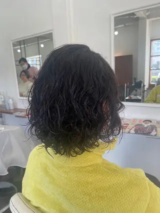 ミディアム パーマ mopa_kaede ナチュラル/レイヤーのヘアスタイル