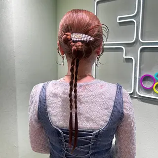 ヘアアレンジ あずみ🤍早朝◎ アレンジ二スト🤍のヘアスタイル