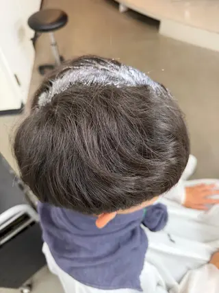 メンズ 渋谷／ブリーチ／ カラーモデル／はるとのヘアスタイル