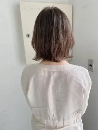 ミディアム カラー レイヤーカット✂️ 横浜No1♡下鳥翔子のヘアスタイル