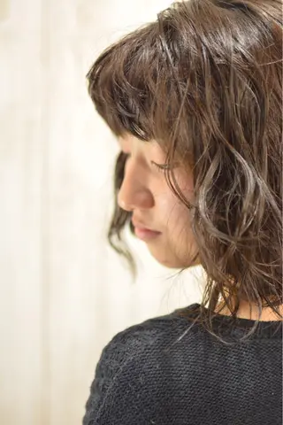 ミディアム 本場韓国ヘア特化 아이비/Aibiのヘアスタイル