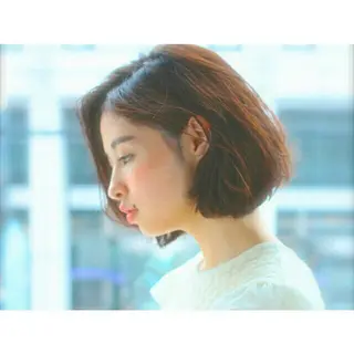 ミディアム パーマ ヘアアレンジ カラー マツエク・マツパ ネイル iplus まつげ、眉毛、耳つぼのマツエク・マツパデザイン